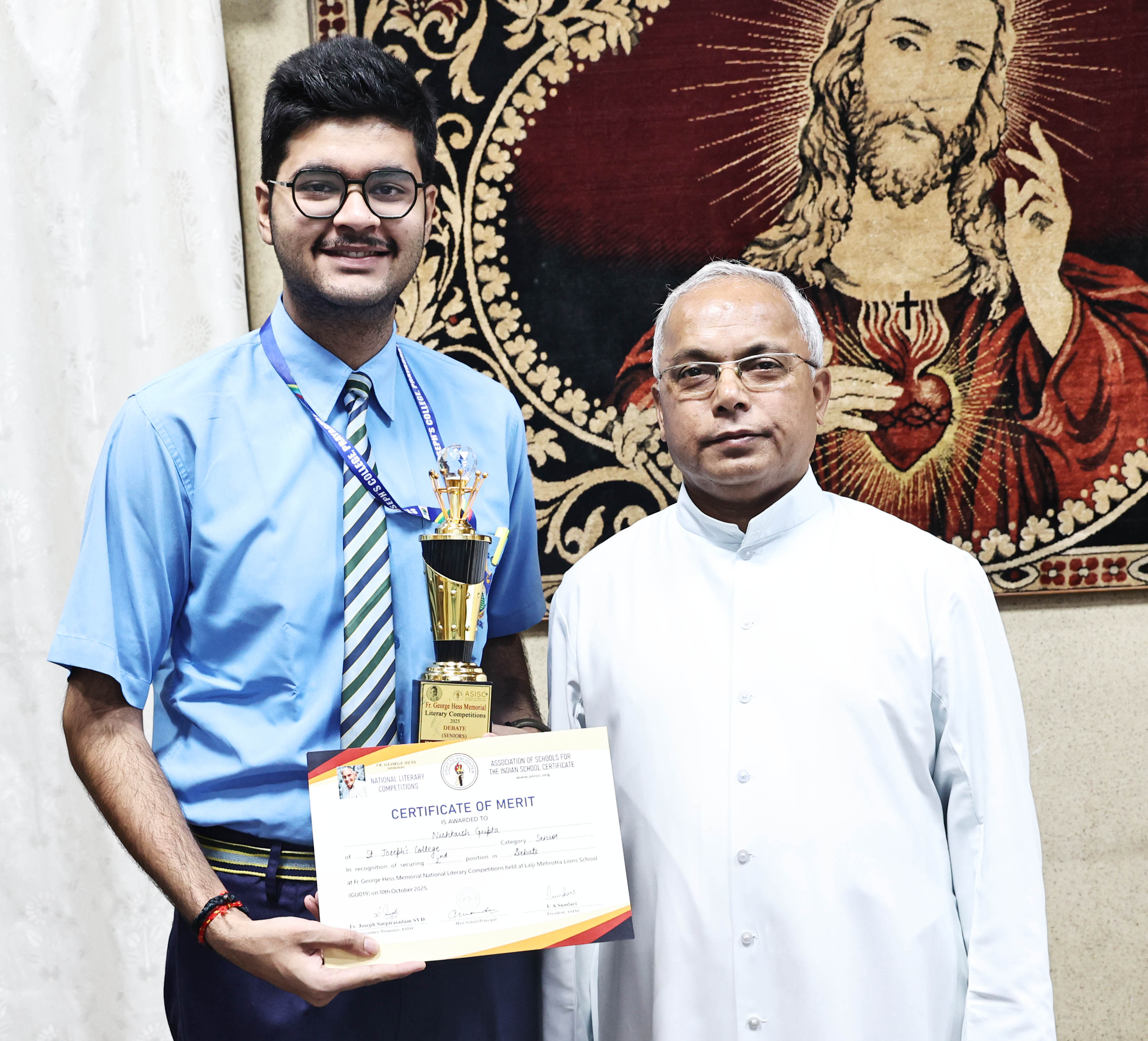 ASISC FATHER GEORGE HESS MEMORIAL LITERARY EVENTS